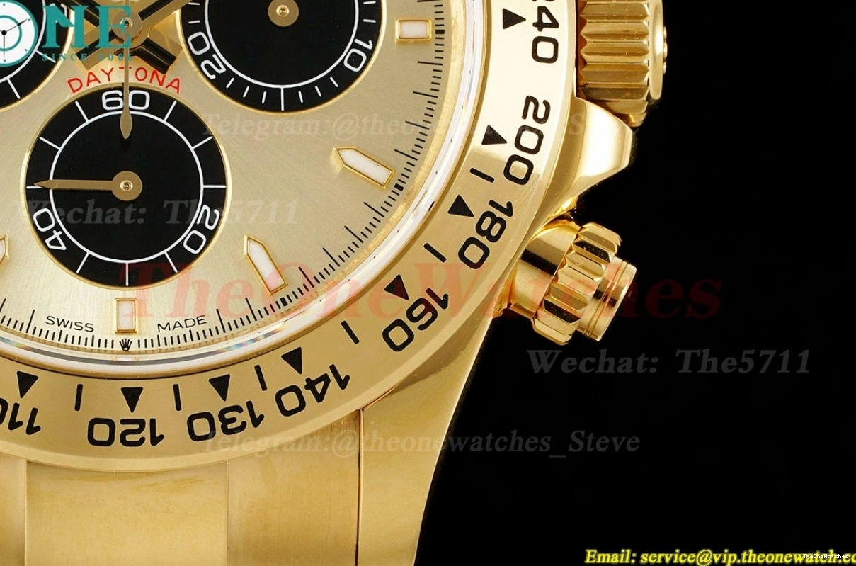 YG SH4131(Gain Daytona Blk Gold QF Weight) YG 126508 40mm 0207